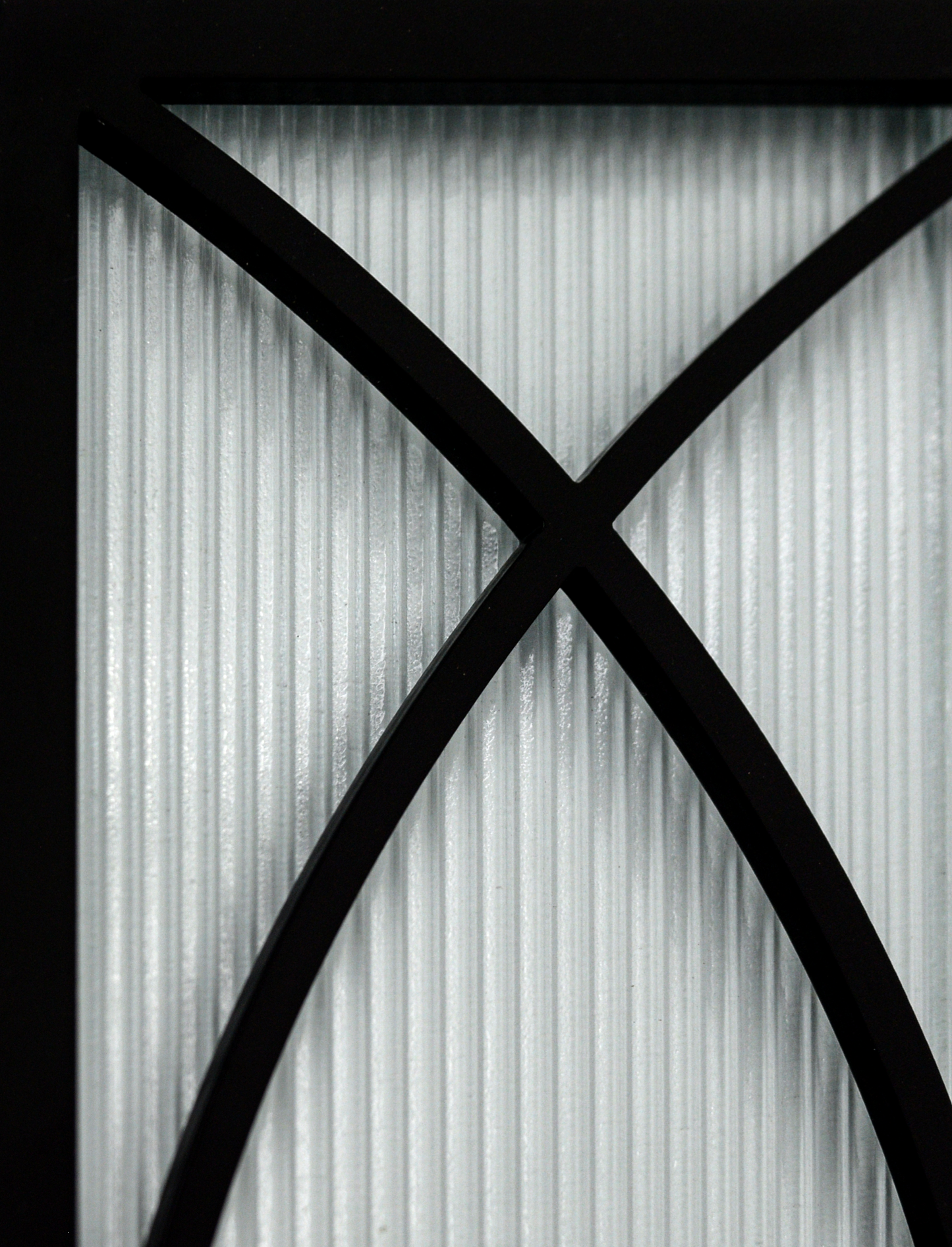 Ribbed Glass Insert Backing Material- Custom Fit