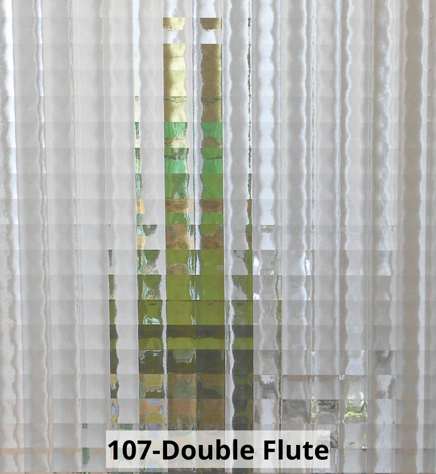 Double Flute Glass Insert Backing Material- Custom Fit