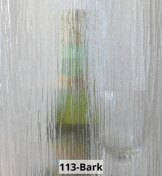 Bark Glass Insert Backing Material- Custom Fit