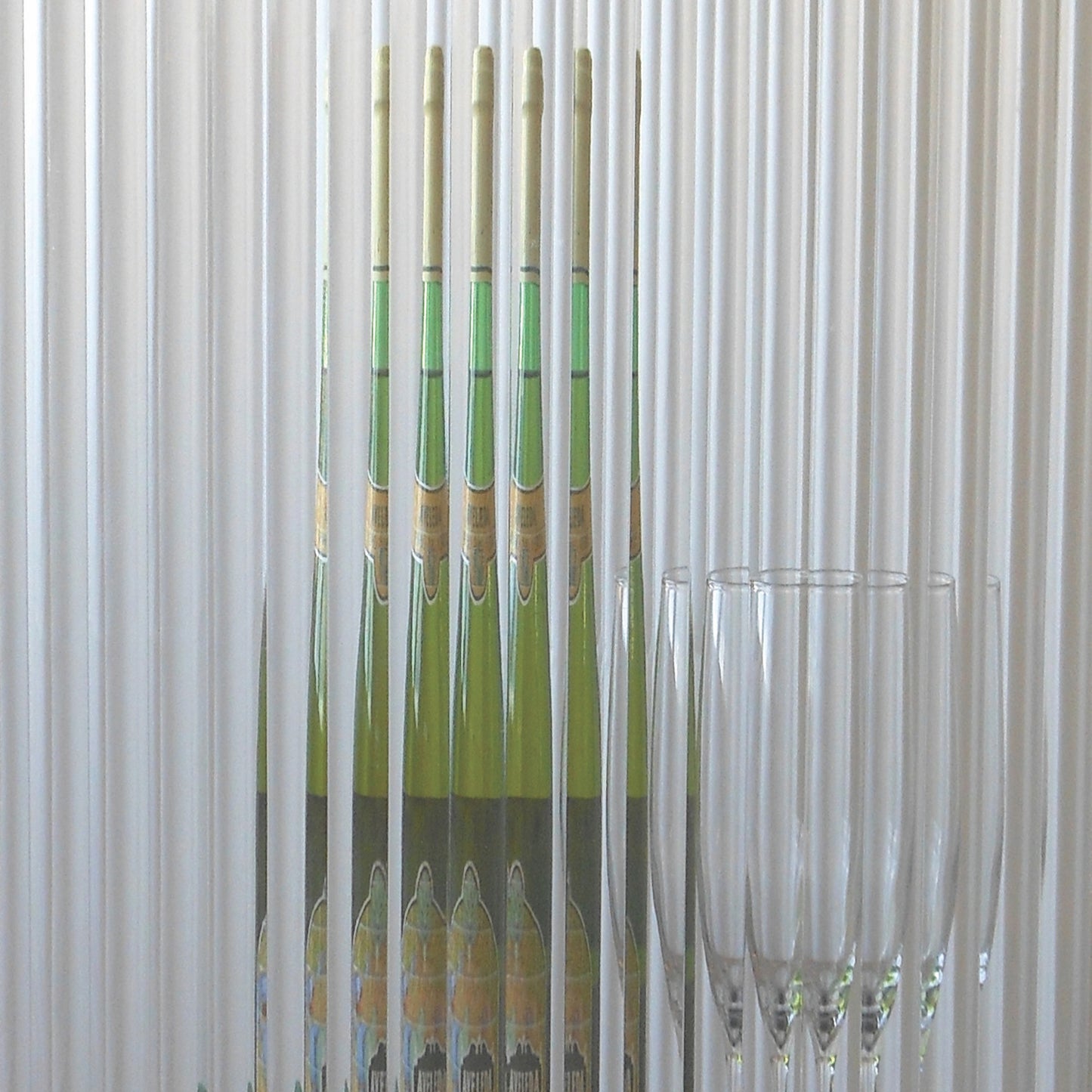 1/2in Reeded Glass Insert Backing Material- Custom Fit
