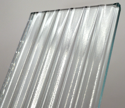 1/2in Reeded Glass Insert Backing Material- Custom Fit