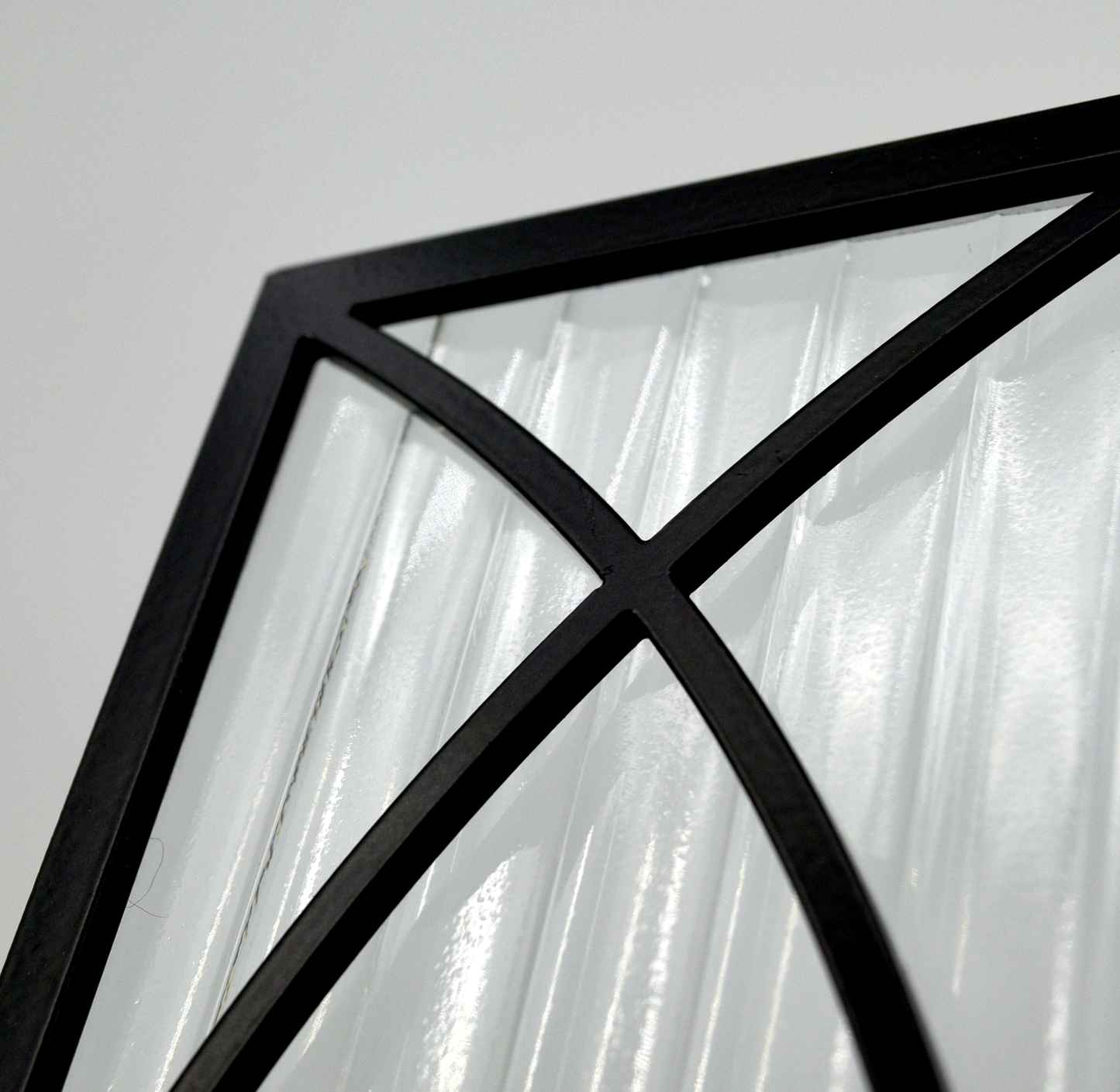 1/2in Reeded Glass Insert Backing Material- Custom Fit