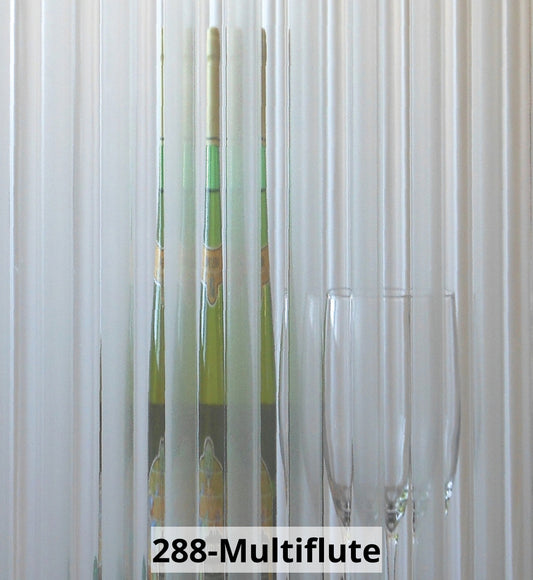 Multiflute Glass Insert Backing Material- Custom Fit