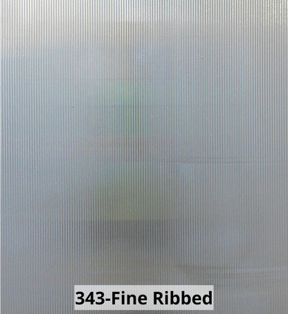 Fine Ribbed Glass Insert Backing Material- Custom Fit