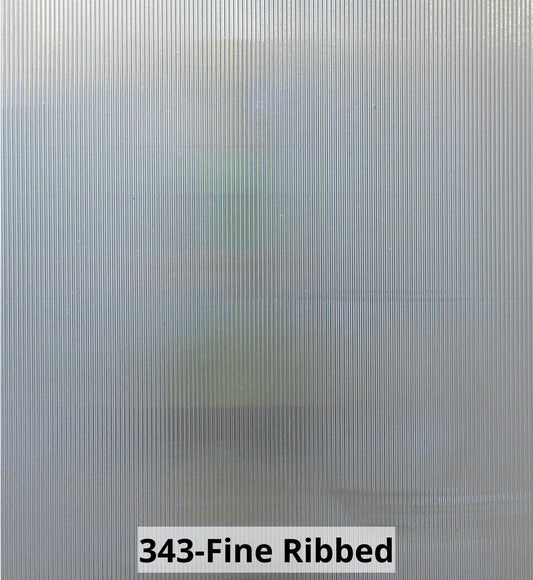 Fine Ribbed Glass Insert Backing Material- Custom Fit