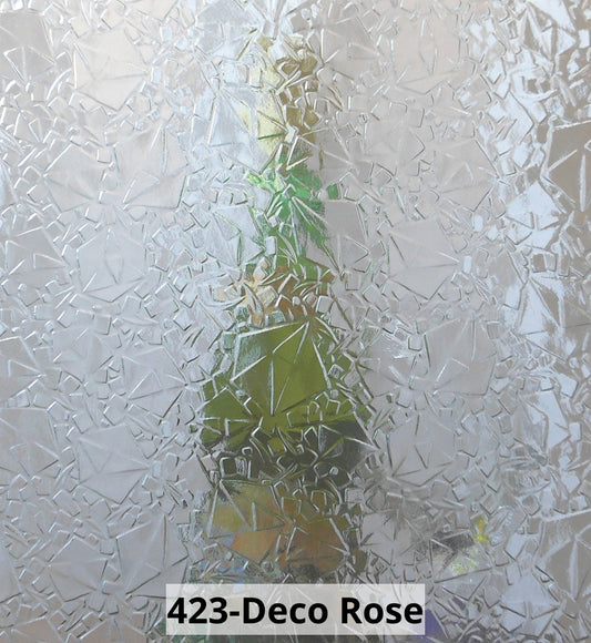 Deco Rose Glass Insert Backing Material- Custom Fit