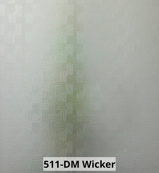DM Wicker Glass Insert Backing Material- Custom Fit