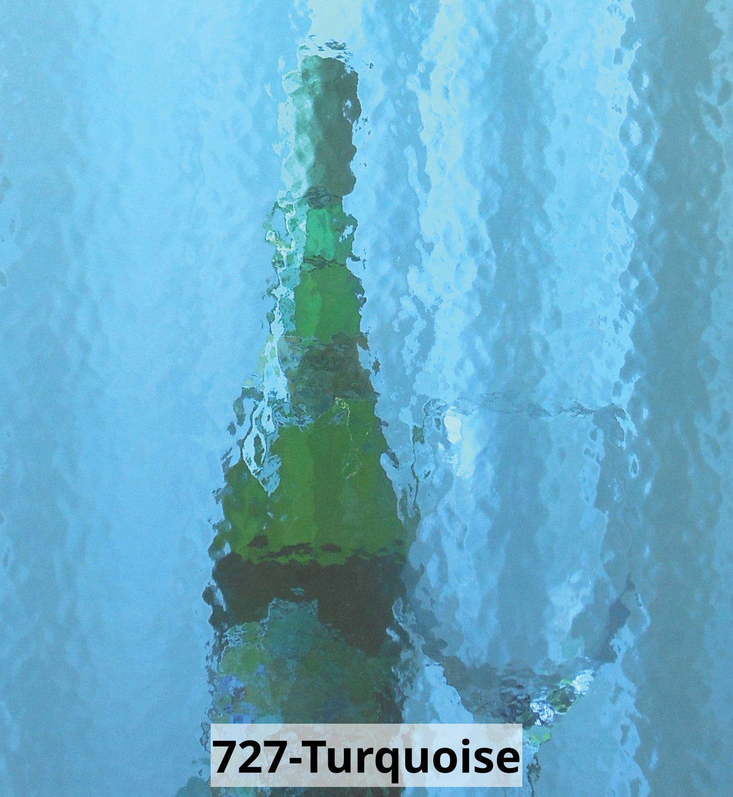 Turquoise Glass Insert Backing Material- Custom Fit