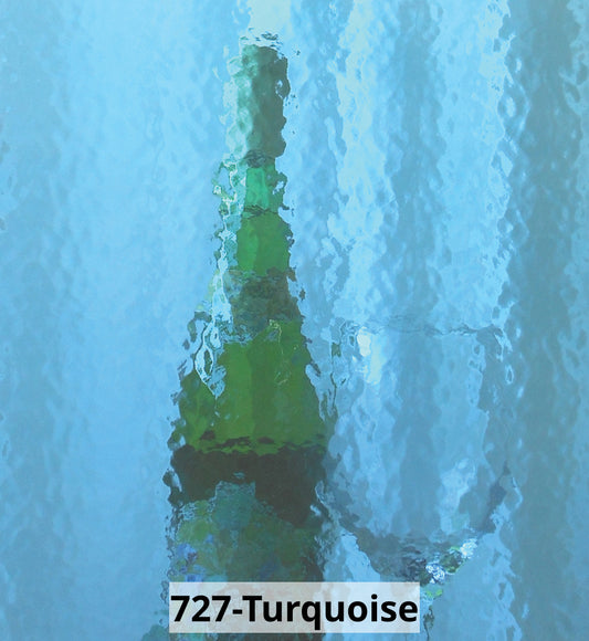 Turquoise Glass Insert Backing Material- Custom Fit