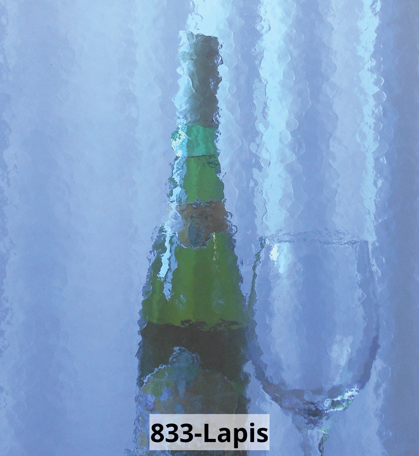 Lapis Glass Insert Backing Material- Custom Fit