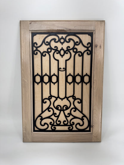 Abigail Cabinet Door Insert-Available in Your Size