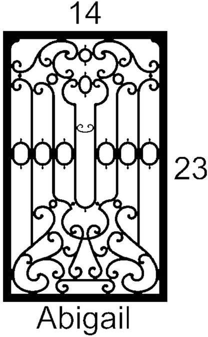 Abigail Cabinet Door Insert-Available in Your Size