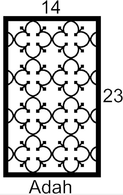 Adah Cabinet Door Insert-Available in Your Size