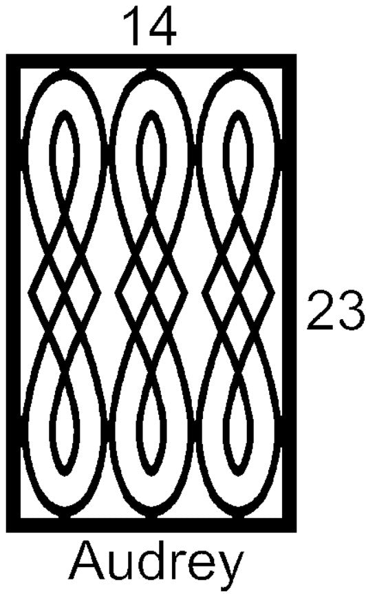 Audrey Cabinet Door Insert-Available in Your Size