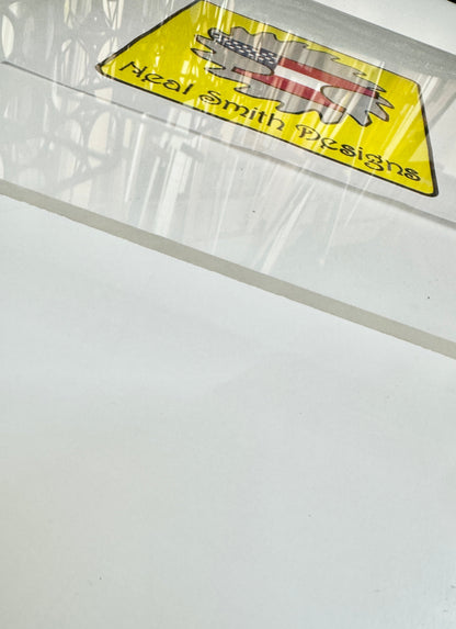Clear Acrylic Cabinet Insert Backing Center Panel