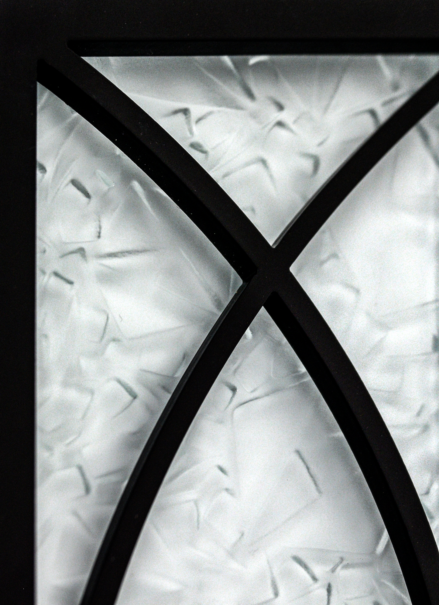 DM Deco Rose Glass Insert Backing Material- Custom Fit