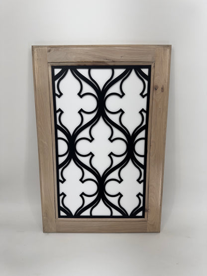 Edna L Cabinet Door Insert-Available in Your Size
