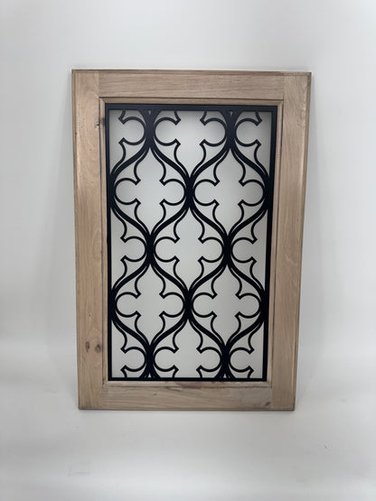 Edna M Cabinet Door Insert-Available in Your Size