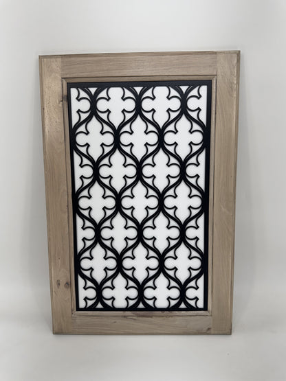 Edna S Cabinet Door Insert-Available in Your Size