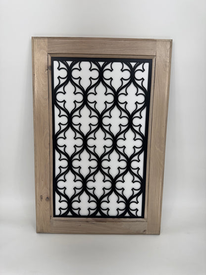 Edna S Cabinet Door Insert-Available in Your Size