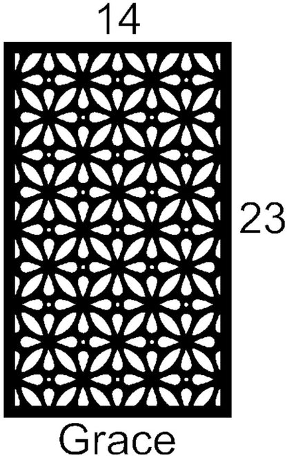 Grace Cabinet Door Insert-Available in Your Size