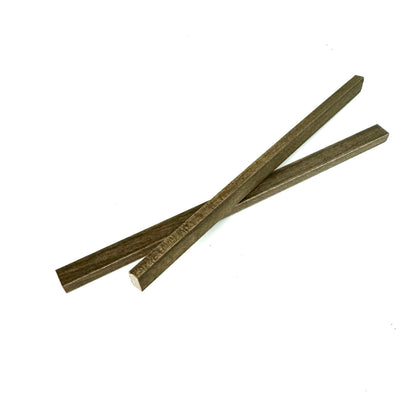 Cabinet Metal, Glass Insert Retainer Wood 1/4" by 7/16" Flat Trim