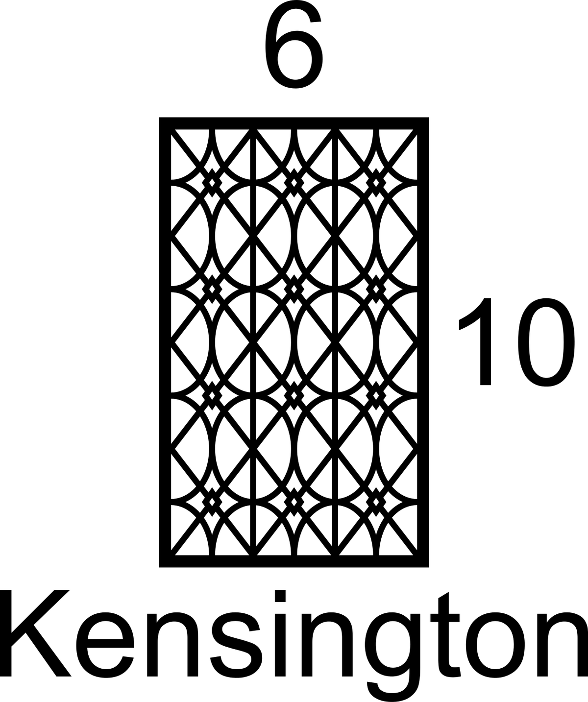 Kensington Mini Insert Sample Size-Available in any Design