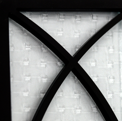 Lattice Glass Insert Backing Material- Custom Fit
