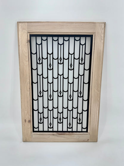 Lily-D Cabinet Door Insert-Available in Your Size