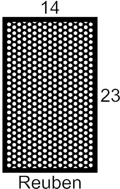 Reuben Cabinet Door Insert-Available in Your Size