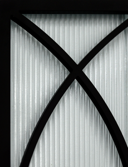 Ribbed Glass Insert Backing Material- Custom Fit