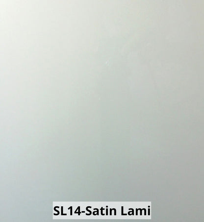 Satin Lami Glass Insert Backing Material- Custom Fit