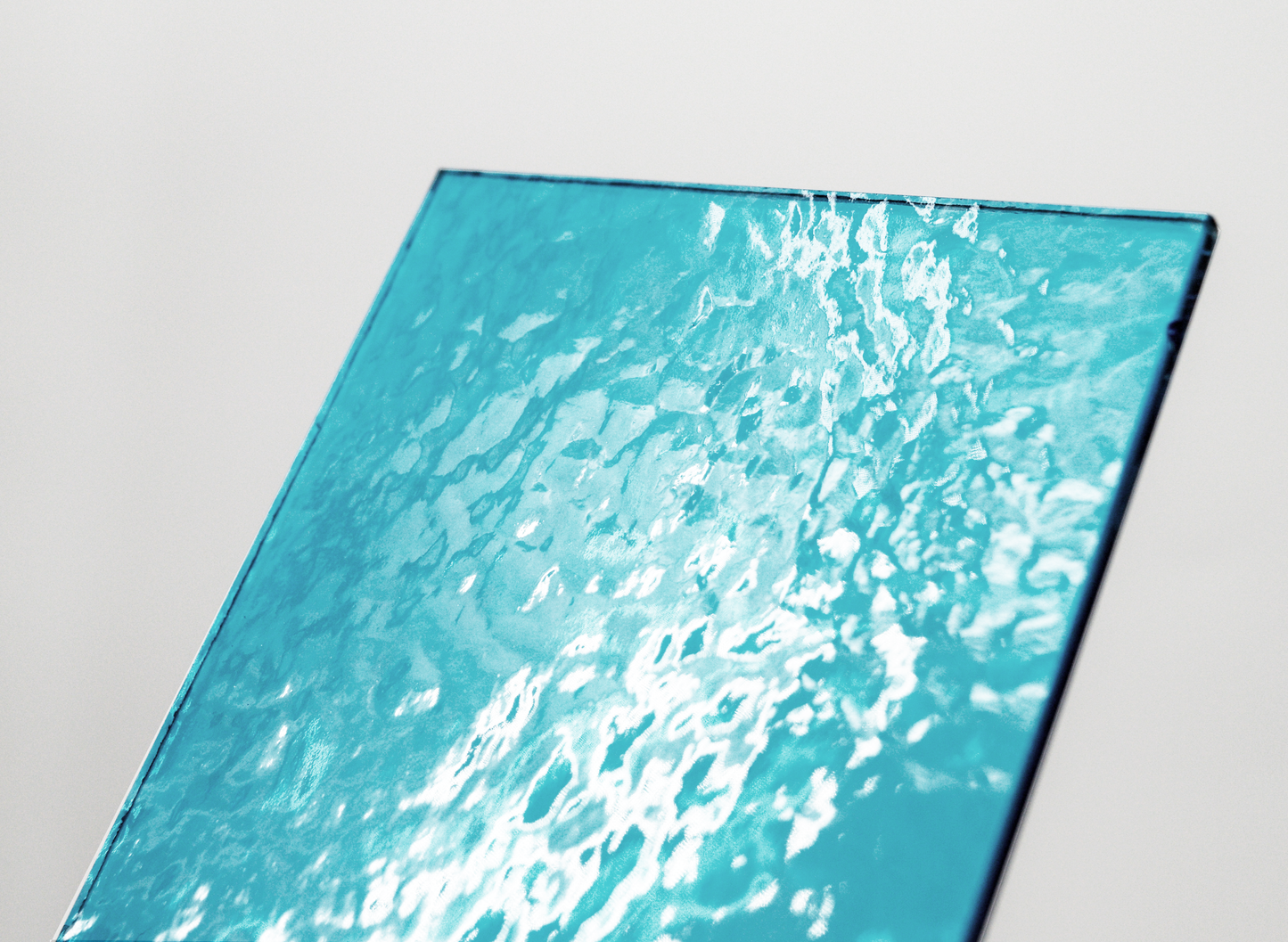 Turquoise Glass Insert Backing Material- Custom Fit