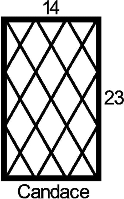 Candace Cabinet Door Insert-Available in Your Size
