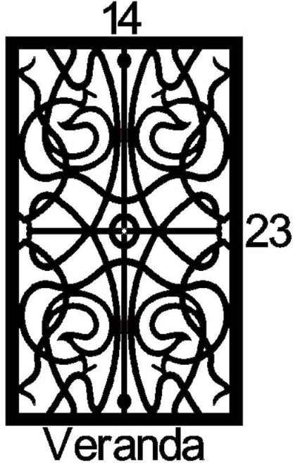 Veranda Cabinet Door Insert-Available in Your Size
