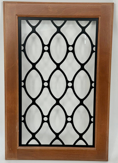 Alexis Cabinet Door Insert-Available in Your Size