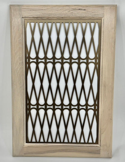 Hannah Cabinet Door Insert-Available in Your Size
