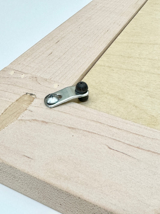 Cabinet Metal, Glass Insert Retainer Clip- Type 2